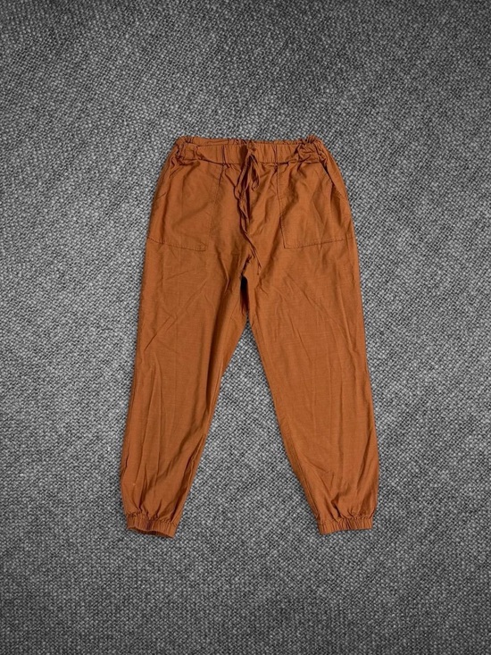 SHEIN Other - Shein Rust Brown Cotton Jogger Pants Petite Large